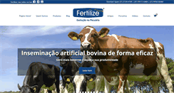 Desktop Screenshot of fertilizevet.com.br