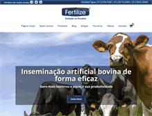 Tablet Screenshot of fertilizevet.com.br